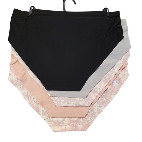 Lucky Brand NWT 5 pk no show hipster panties nylon spandex‎ blend L - Picture 2 of 10